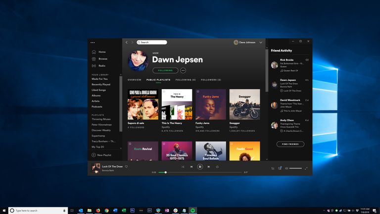 Add music in spotify app from computer wirelessly